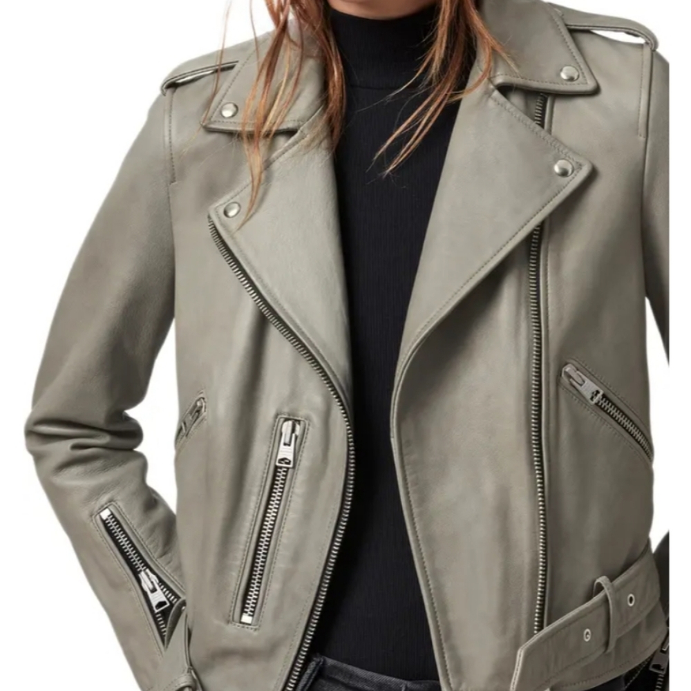 Balfern Leather Biker Jacket